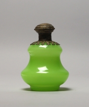 View 4: Green Opaline Perfume Bottle