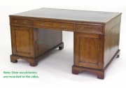 View 8: Victorian Mahogany Partners Desk, c. 1840-60