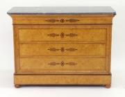 View 10: French Restauration Burr Ash Chest of Drawers, c. 1825