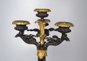 View 7: Pair of Louis-Philippe Bronze and Ormolu Candelabra, c. 1840