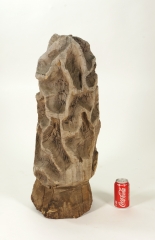 View 5: Folk Art Carved Morel Mushroom Sculpture, Mid 20th c.