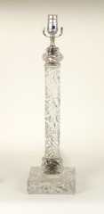 View 8: Signed Baccarat Crystal Lamp, c. 1880