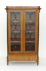 View 2: Biedermeier Cherry Bookcase, c. 1820