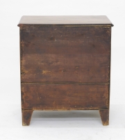 View 11: George III Fiddleback Mahogany Small Chest of Drawers, c. 1790