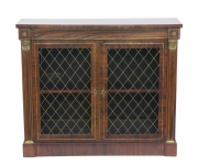 View 1: Regency Rosewood Bookcase Cabinet, c. 1820