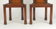 View 7: Pair of George III Oak Gothic Hall Chairs, c. 1800
