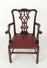 View 6: Set of Eight Chippendale Mahogany Dining Chairs (6+2), early 19th c.