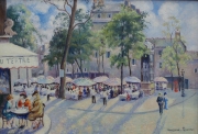 View 1: Georges Manzana Pissarro (1871-1961) French "Place du Tertre"
