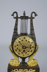 View 2: Empire Bronze and Ormolu Desk Clock