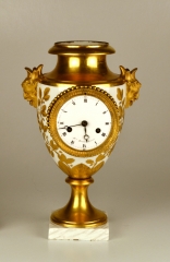 View 1: Old Paris Empire Vase Mounted with a Clock