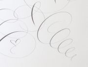 View 3: "Calligraphic Drawing, For Mom"