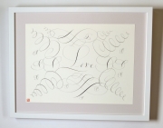 View 5: "Calligraphic Drawing, Love"