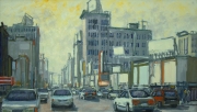 View 1: Busy City Street  32"x56"