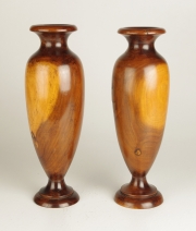 View 5: Pair of Lignum Vitae Vases