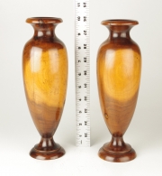 View 6: Pair of Lignum Vitae Vases