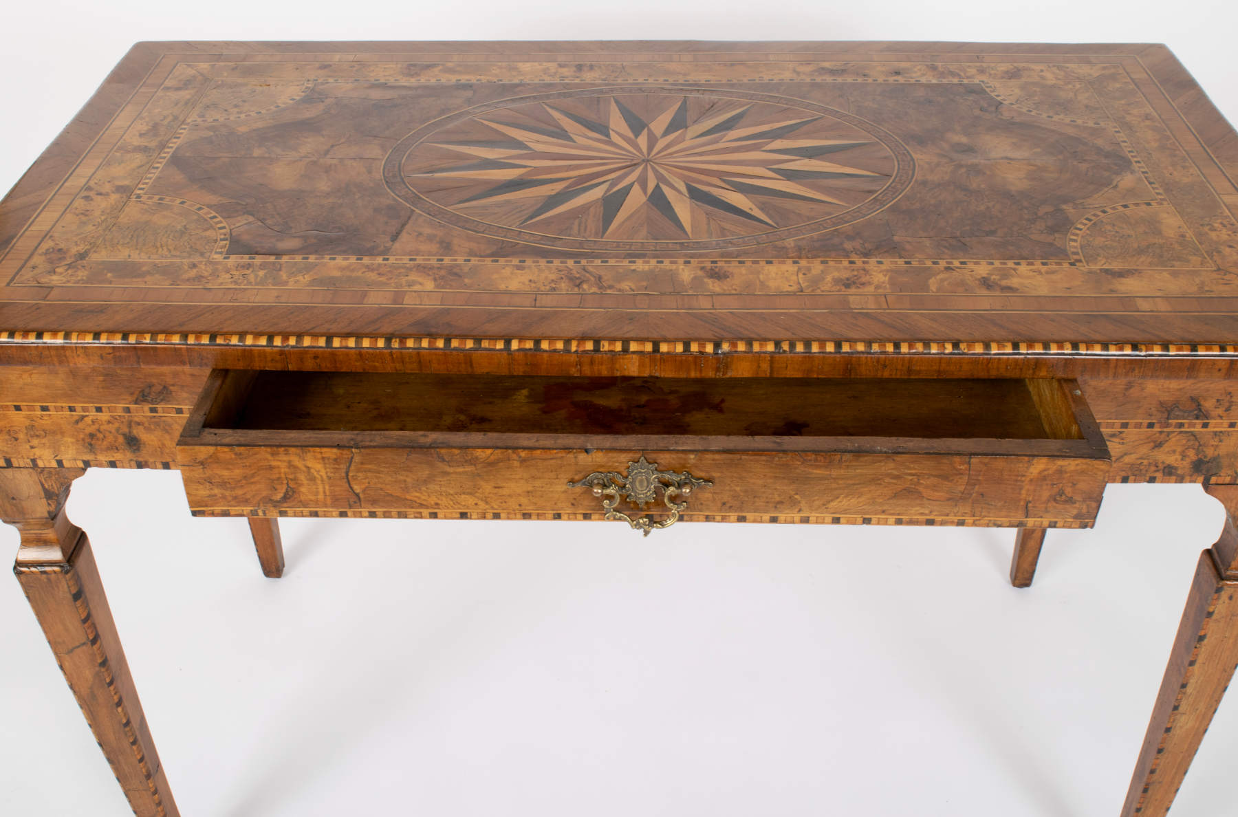 Pair of Italian Parquetry Side Tables, c. 1780