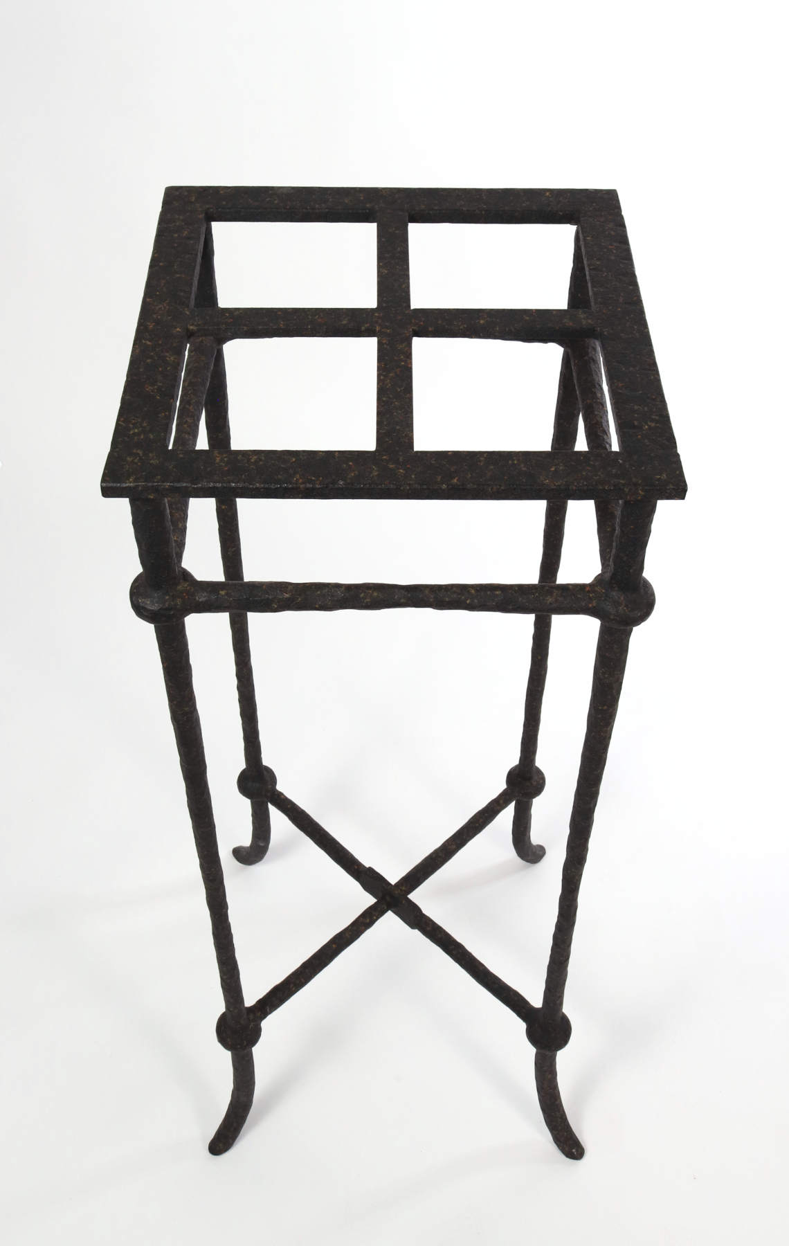 Modernist Wrought Iron Pedestal, 20thc.
