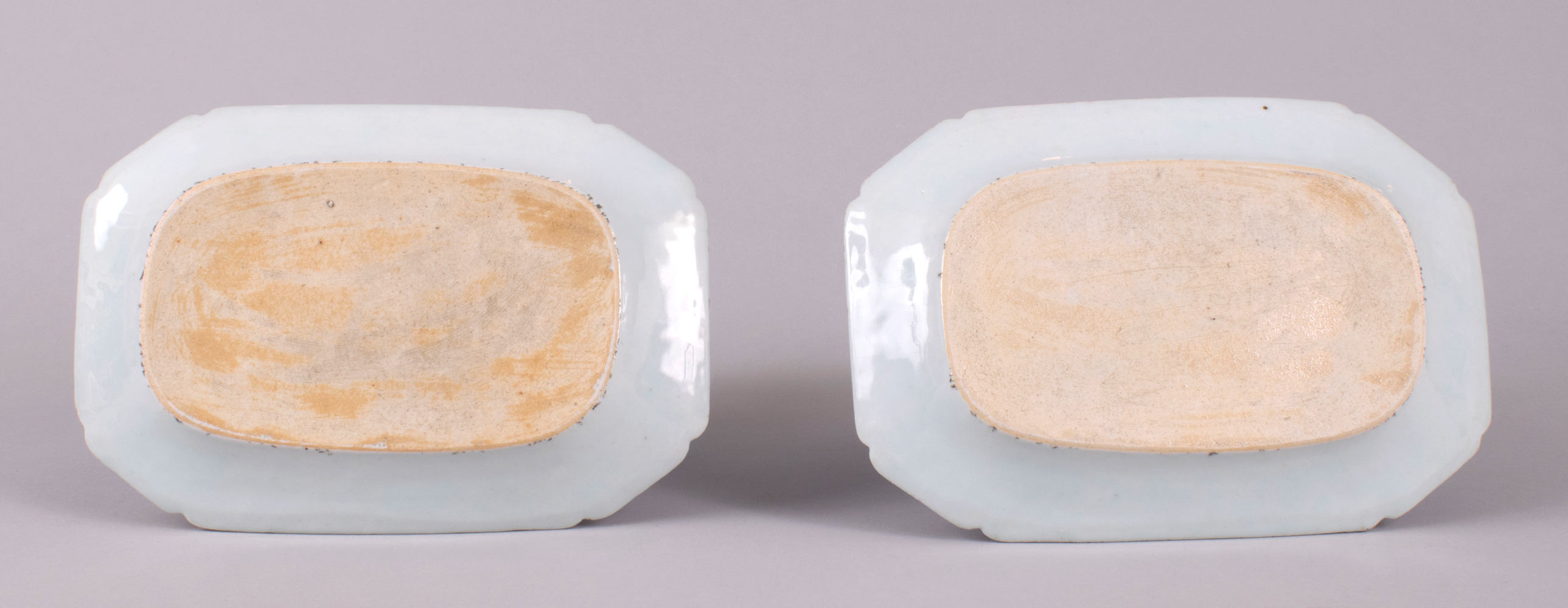 Pair of Chinese Export Armorial Platters, c. 1765