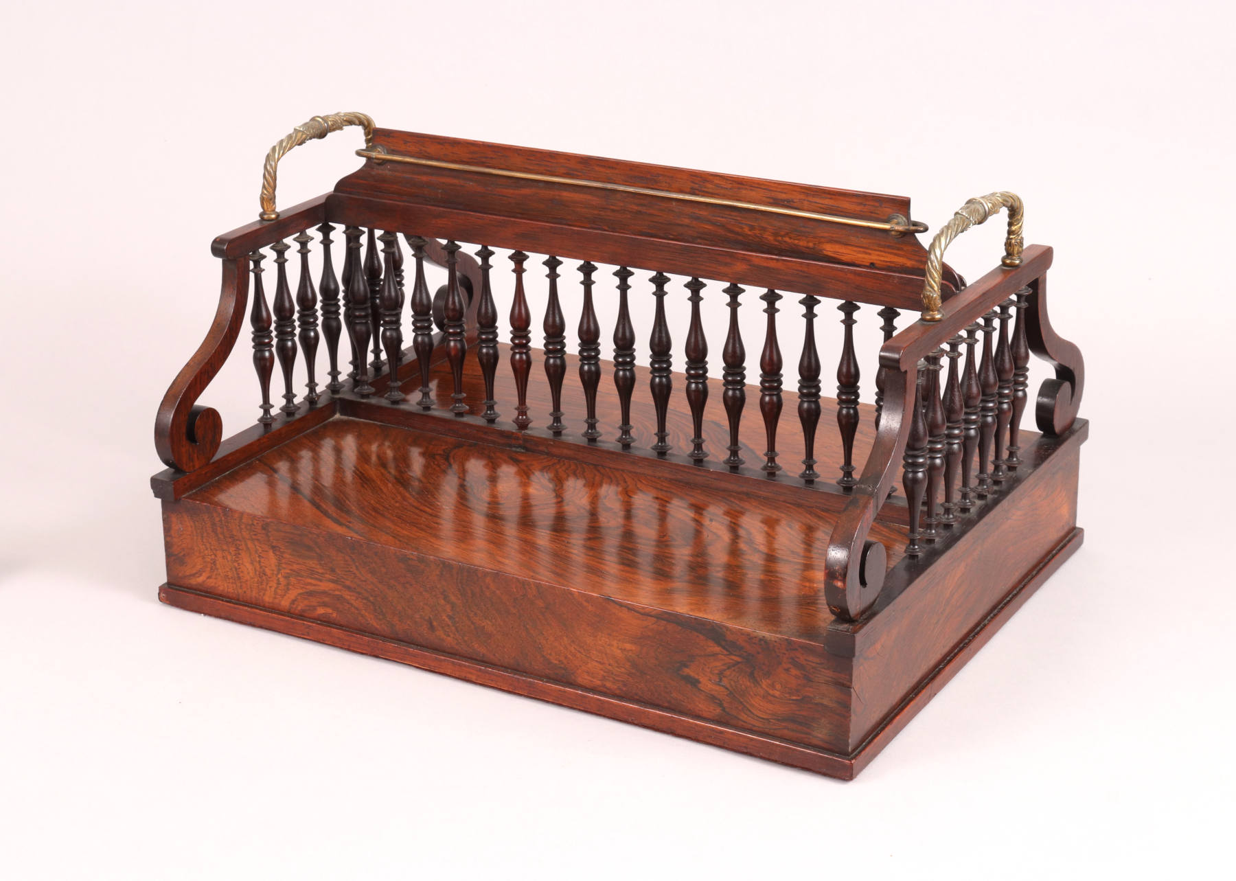 Regency Rosewood Desk Caddy, c. 1810