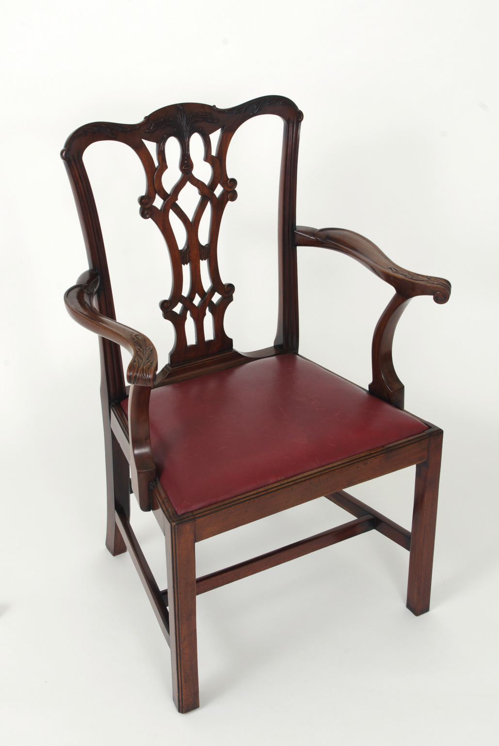 Set of Eight Chippendale Mahogany Dining Chairs (6+2), early 19th c.
