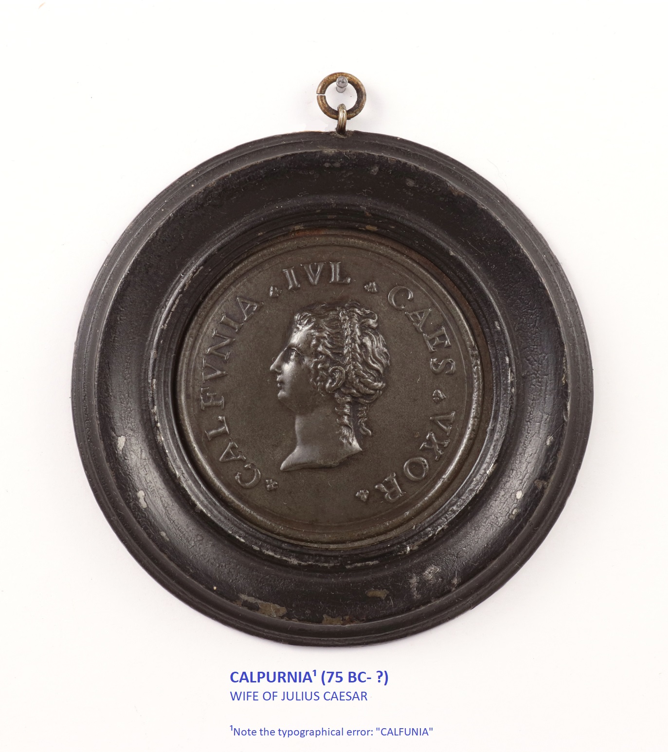 Set of Six Grand Tour Spelter Medallions, Mid 19th c.