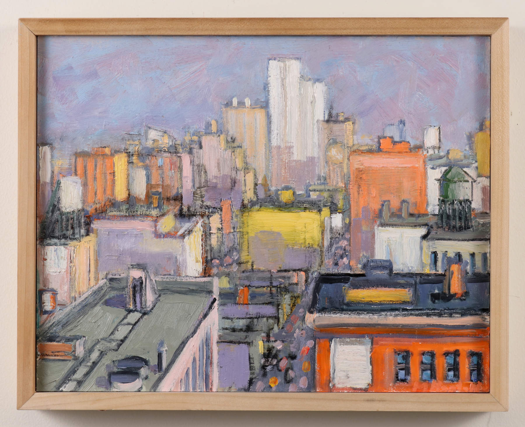 Mark Horton (b. 1953) "Aerial View of City" 11" x 14"