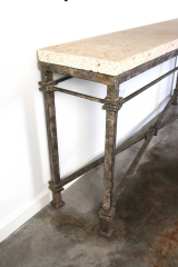 View 4: Modernist Iron Console Table, 20th c.