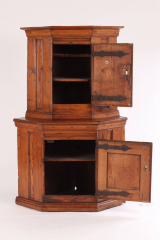 View 2: Small Pine Corner Cabinet, c. 1780-1800.