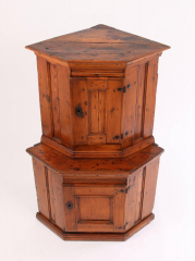 View 8: Small Pine Corner Cabinet, c. 1780-1800.