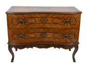 Italian Rococo Parquetry Chest of Drawers, c. 1760