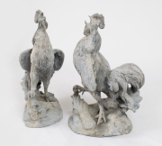 View 7: Pair of Lead Roosters, 20th c.