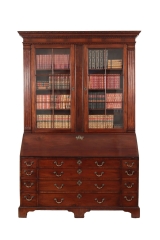 View 3: Large Irish George III Mahogany Secretary Bookcase, c. 1780