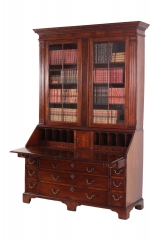 View 6: Large Irish George III Mahogany Secretary Bookcase, c. 1780