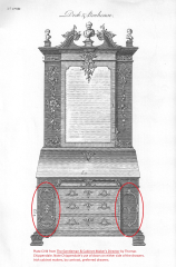 View 10: Large Irish George III Mahogany Secretary Bookcase, c. 1780