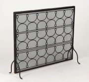 View 3: Wrought Iron Fire Screen, 20th c.