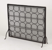 View 4: Wrought Iron Fire Screen, 20th c.