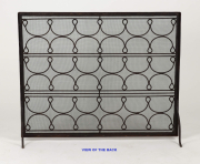 View 5: Wrought Iron Fire Screen, 20th c.