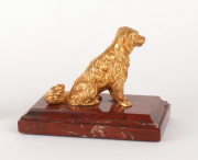 View 3: Gilt Bronze Dog Paper Clip, 19th c.