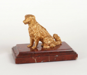 View 7: Gilt Bronze Dog Paper Clip, 19th c.