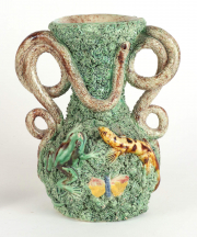 View 4: Palissy Ware Vase, c.1880