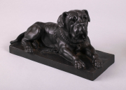 View 2: Pair of Cast Iron Mastiffs, mid 19th c.