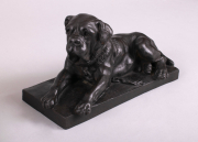 View 3: Pair of Cast Iron Mastiffs, mid 19th c.