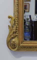 View 10: Pair of Louis XVI Style Giltwood Pier Mirrors, c. 1840