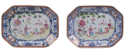 View 1: Pair of Chinese Export Platters from the Van Cortlandt Service, c. 1770