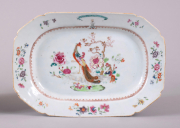 View 3: Pair of Chinese Export Porcelain Armorial Platters, c. 1755