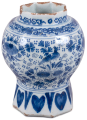 View 1: Blue and White Delft Vase, c. 1680