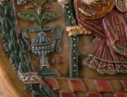 View 4: Large Wax Portrait Medallion, Dated 1758