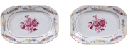 View 1: Pair of Chinese Export Armorial Platters, c. 1765