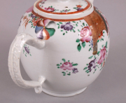 View 3: Chinese Export Pseudo Tobacco Leaf Teapot, c. 1790
