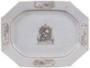 View 1: Chinese Export Armorial Platter with the Arms of Samuel Vaughan, c.1750